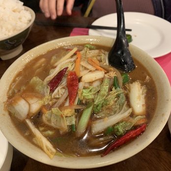Queen House - vegetarian soup (chao ma mian) - Chinese Near Me - Mountain View, California Queen House - vegetarian soup (chao ma mian) - Chinese Near Me - Mountain View, California