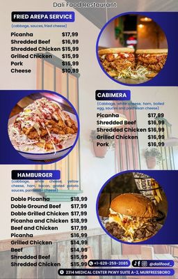Menu photo 2 Dali Food Murfreesboro, TN
