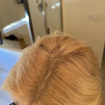 Sanity Salon & Spa - Orange hair after they "fixed the purple" LOL unreal - Massage Therapy Near Me - Surprise, Arizona Sanity Salon & Spa - Orange hair after they "fixed the purple" LOL unreal - Massage Therapy Near Me - Surprise, Arizona
