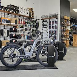Amego Electric Vehicles - Amego bike shop interior.