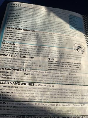Menu photo 4 Archie's Seabreeze Fort Pierce, FL