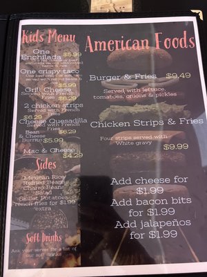 Menu photo 7 Casa De Miguels Slaton, TX