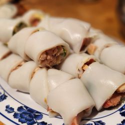 BBQ Pork Rice Noodle Rolls