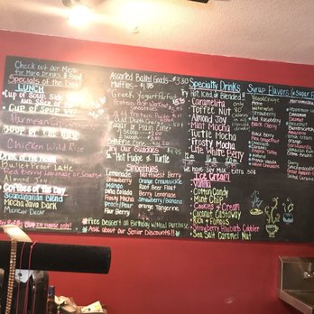 The Roasting House - Drink board - Breakfast & Brunch Near Me - McGregor, Minnesota