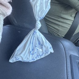 This how they package up your leftovers to go! This how they package up your leftovers to go!