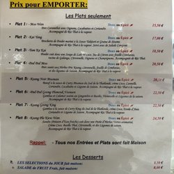 Restau Thai - Menu page 2 - février 2023