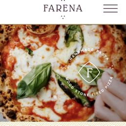 What a margarita pizza (pictured on their website is supposed to look like). What a margarita pizza (pictured on their website is supposed to look like).