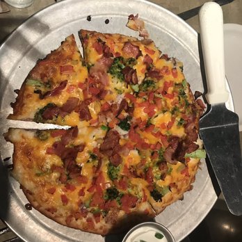 Pizza Lucé - Baked potato on gluten free crust - Pizza Near Me - Minneapolis, Minnesota