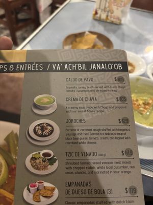 Menu photo 1 La Chaya Maya Mérida, YUC Menu photo 1 La Chaya Maya Mérida, YUC