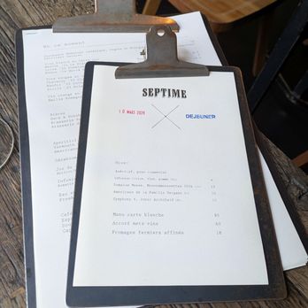 Septime - @endoedibles on Instagram 03/10/2026 - Modern European Near Me - Paris, 75