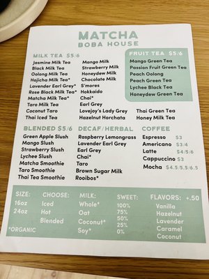 Menu photo 8 Matcha Boba House Ashland, OR Menu photo 8 Matcha Boba House Ashland, OR