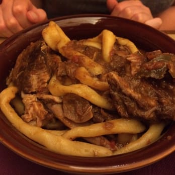 Trattoria l'Oriuolo - Pasta with a pork-rib-mushroom-sauce. Yummy! - Tuscan Near Me - Florence, FI Trattoria l'Oriuolo - Pasta with a pork-rib-mushroom-sauce. Yummy! - Tuscan Near Me - Florence, FI