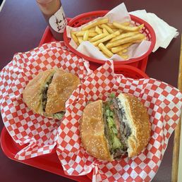 Best Mushroom Burger and French Fries Best Mushroom Burger and French Fries