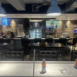 Cue Note Billiard Room - View of a portion of the bar from the pool table