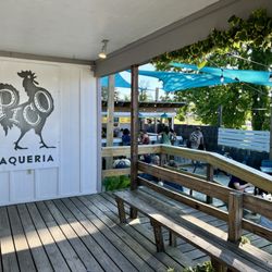 Pico Taqueria - Food is kinda pricey, drinks seem reasonable.  I recommend shared food snacks and multiple margaritas.