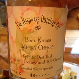 a bottle of bee's knees merry cherry a bottle of bee's knees merry cherry