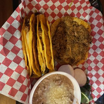 Red Tacos - a plate of food and a bowl of soup - Tacos Near Me - Lindon, Utah