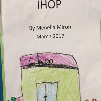 IHOP - a short story by second grader at Hickman Elementary - Breakfast & Brunch Near Me - San Diego, California IHOP - a short story by second grader at Hickman Elementary - Breakfast & Brunch Near Me - San Diego, California