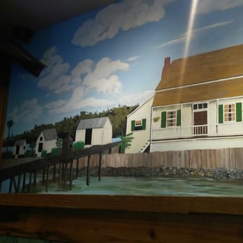 Middendorf's - Manchac - Mural on wall - Seafood Near Me - Akers, Louisiana Middendorf's - Manchac - Mural on wall - Seafood Near Me - Akers, Louisiana