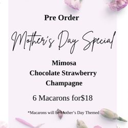 Frontline Bakery - Mother's Day menu