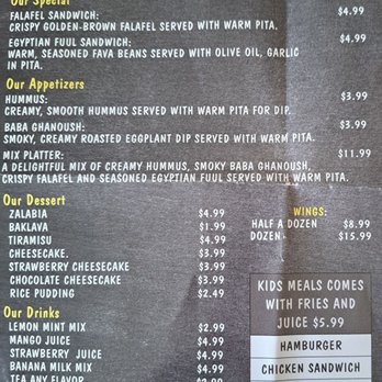 Zalabia - Menu - Egyptian Near Me - Palm Harbor, Florida Zalabia - Menu - Egyptian Near Me - Palm Harbor, Florida