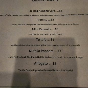 Ruocco’s Restaurant - Dessert menu - Italian Near Me - Manalapan, New Jersey Ruocco’s Restaurant - Dessert menu - Italian Near Me - Manalapan, New Jersey