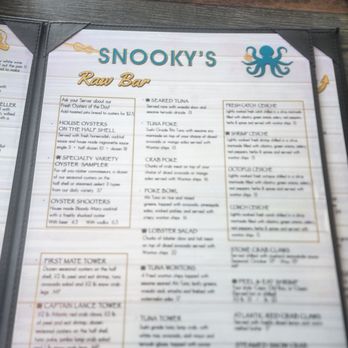 Snooky's Oceanfront - Seafood Near Me - North Myrtle Beach, South Carolina