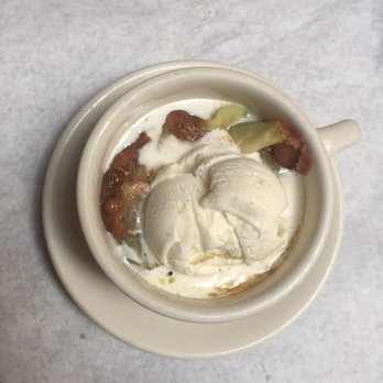 Blue Point Grill - Apple Crumbs with Vanilla Ice Cream - Seafood Near Me - Princeton, New Jersey