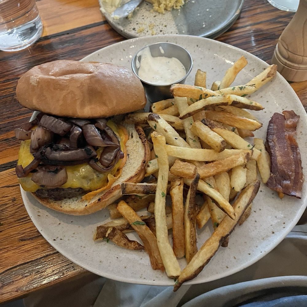 Pico - These fries were great! This burger was overcooked. Asked for medium received verge of well done. - Wine Bars Near Me - Los Alamos, California