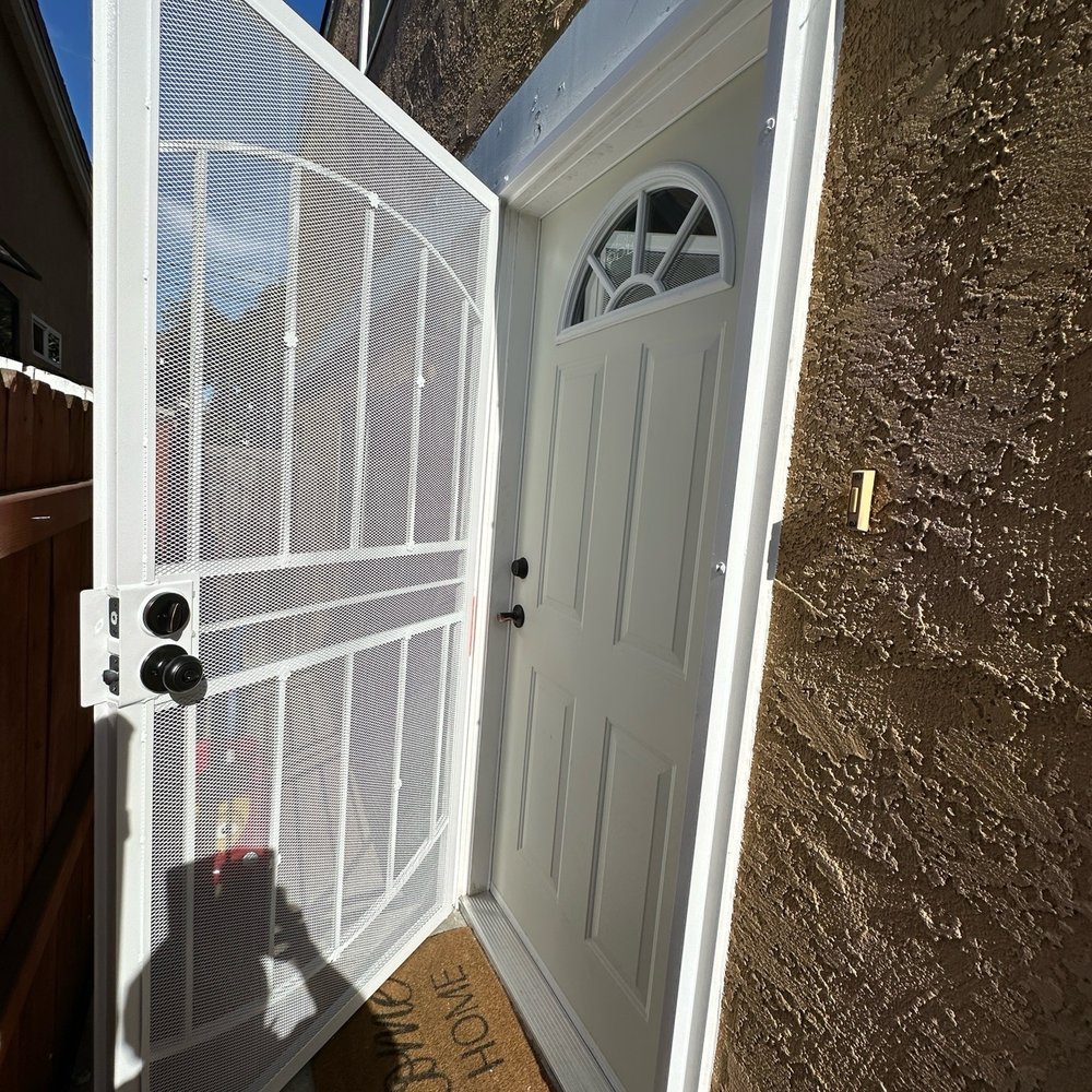 New security door and new front door New security door and new front door