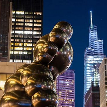 Seagram Building - 'WHAT PARTY' by KAWS - Landmarks & Historical Buildings Near Me - New York, New York Seagram Building - 'WHAT PARTY' by KAWS - Landmarks & Historical Buildings Near Me - New York, New York