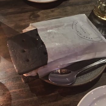 Park Distillery - The ice cream sandwich--spoon included for scale. - Canadian (New) Near Me - Banff, Alberta Park Distillery - The ice cream sandwich--spoon included for scale. - Canadian (New) Near Me - Banff, Alberta