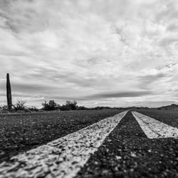 Roadrunner BLM Campground - Lonely road.