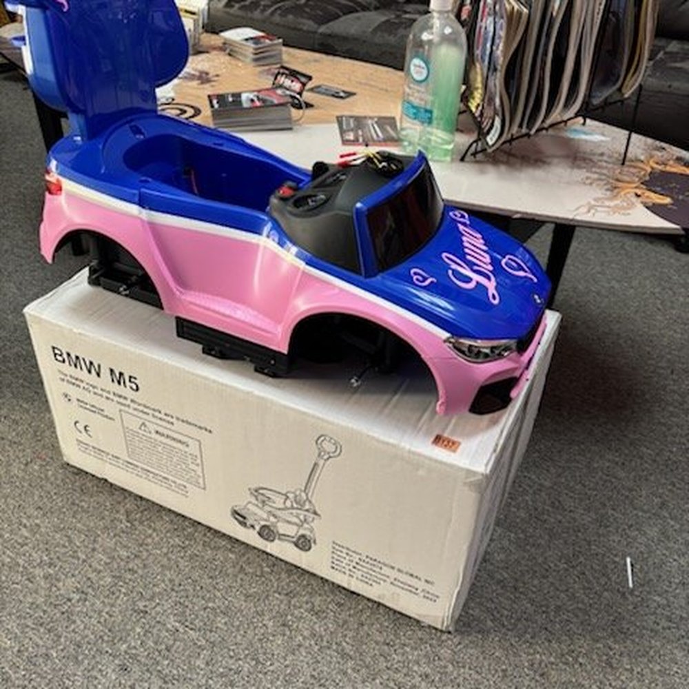 Socal Signworx - Prior to full assembly SoCal Signworx custom wrap for my granddaughter. - Signmaking Near Me - Camarillo, California Socal Signworx - Prior to full assembly SoCal Signworx custom wrap for my granddaughter. - Signmaking Near Me - Camarillo, California