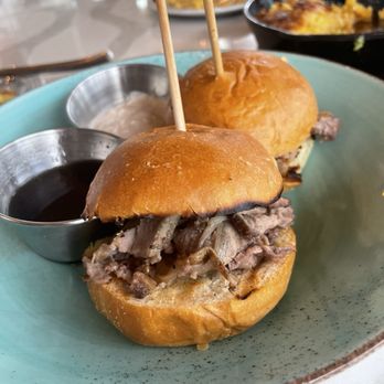 The Neighborly - Prime Rib Sliders (2/5) The bread was good, wasn't the biggest fan of the meat but if you're a fan this could be for you. - New American Near Me - Phoenix, Arizona The Neighborly - Prime Rib Sliders (2/5) The bread was good, wasn't the biggest fan of the meat but if you're a fan this could be for you. - New American Near Me - Phoenix, Arizona
