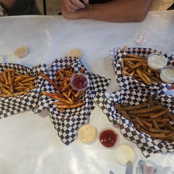 Crab N Spice - Lemon pepper fries, cajun fries, fried green beans - Seafood Near Me - Carson, California