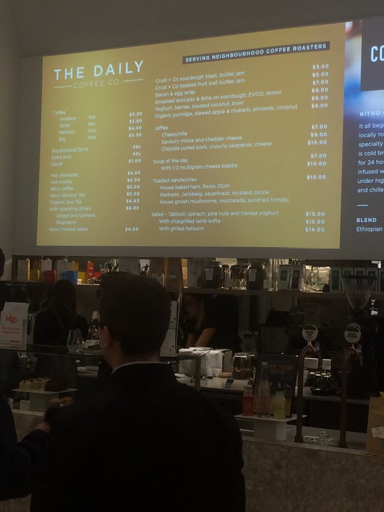 THE DAILY COFFEE CO. 293 Queen St, Brisbane City Queensland