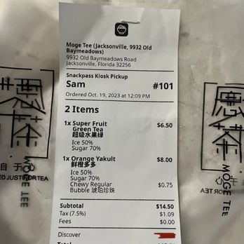 Möge Tee-Jacksonville - Bubble Tea Near Me - Jacksonville, Florida