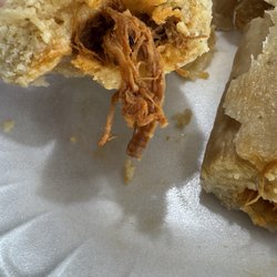 Otay Farms Market & Mexican Food - Tamale. Good flavor on masa & meat wish it was more meat than masa