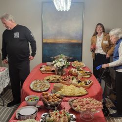 Savory Soiree Events and Catering - Tri tip sliders ahi poke brie bites beef kabobs. All excellent