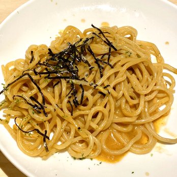 Tonari - UNI Pasta: Uni, soy, mirin, Ronny Brook Farm Dairy butter, sake, kombu dashi, aonori. - Japanese Near Me - Washington, DC, District of Columbia Tonari - UNI Pasta: Uni, soy, mirin, Ronny Brook Farm Dairy butter, sake, kombu dashi, aonori. - Japanese Near Me - Washington, DC, District of Columbia