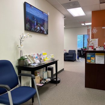 BEAT Physical Therapy - Waiting room with scrolling art on the TV. Neat concept! - Physical Therapy Near Me - Columbia, Maryland
