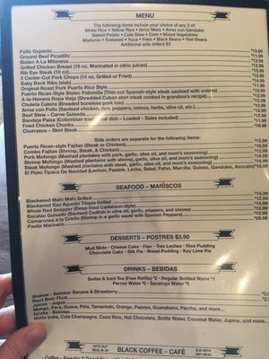 Menu photo 3 Latin Quarters Sarasota, FL