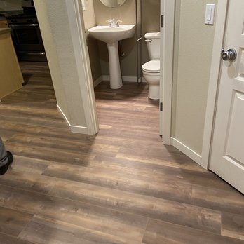 Surface Worlds - Entryway and half bath - Flooring Near Me - Portland, Oregon Surface Worlds - Entryway and half bath - Flooring Near Me - Portland, Oregon