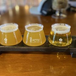 Purpose Brewing & Cellars - Beer flight #1
