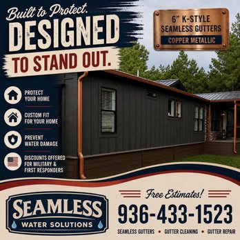 Seamless Water Solutions - Gutter Services Near Me - Livingston, Texas Seamless Water Solutions - Gutter Services Near Me - Livingston, Texas