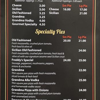 Freddy's Pizzeria - prices of pizza - Pizza Near Me - Whitestone, New York