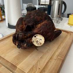 Lufkin Bar B Q - Number 24 is ready for carving.