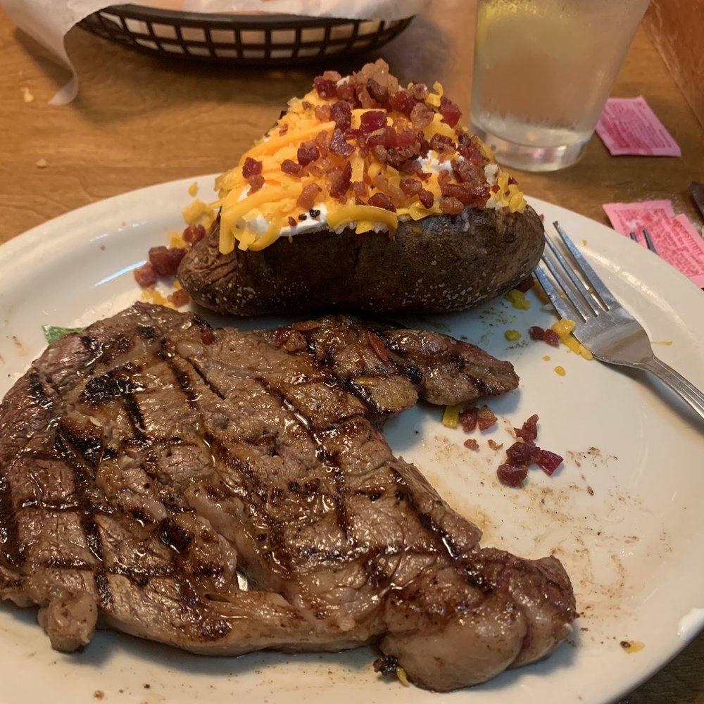 Texas Roadhouse - Ribeye, loaded baked potato - Steakhouses Near Me - Lancaster, Ohio Texas Roadhouse - Ribeye, loaded baked potato - Steakhouses Near Me - Lancaster, Ohio