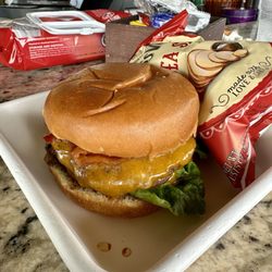 Loggerhead Sand Bar - Bacon double cheeseburger